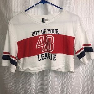 “Out of your league” crop top